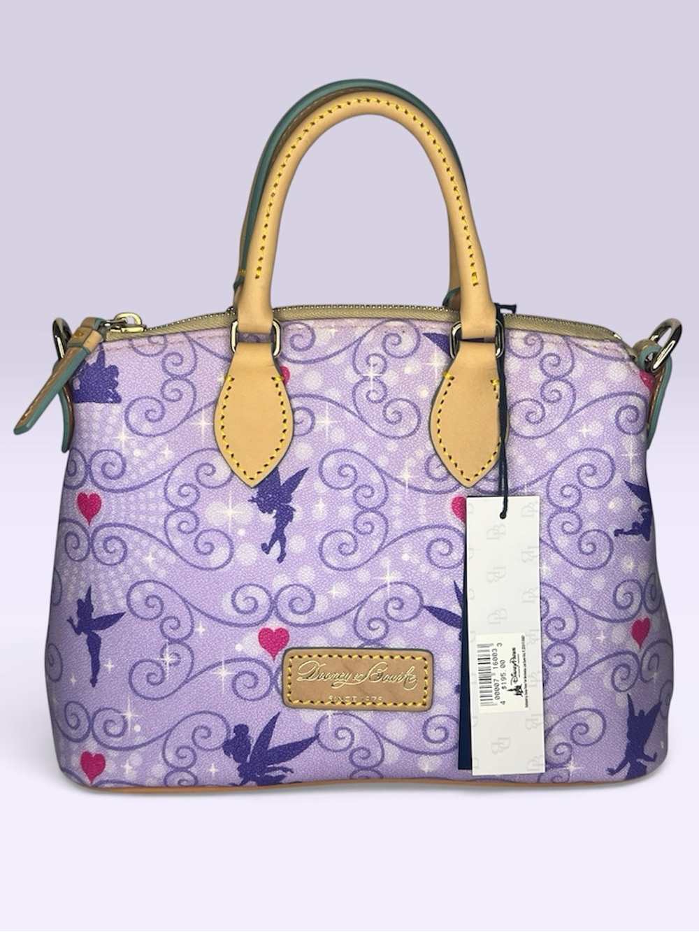 Disney Dooney & Bourke 2013 Tinker Bell 1/2 Marathon Crossbody NWT